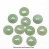 1 cabochon pierre gemme naturelle non teintée aventurine 20mm
