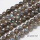 10 perles labradorite ronde grade AA 6mm