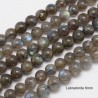 10 perles labradorite ronde grade AA 6mm