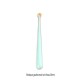 2 Pendentifs sequins laiton goutte émail vert d'eau  38x4mm