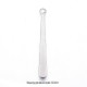 10 breloques pendentifs longue goutte acier inoxydable 31x3.5x0.6mm