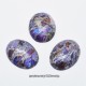 1 cabochon jaspe impérial mauve /argent 18.5x25.5mm