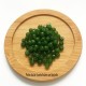20 perles boulier facette vert bouteille 6x4mm