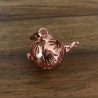bola cage main du partage cuivre plaqué or rose 20mm