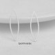 4 connecteurs navette laiton émail blanc 24x7mm