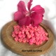 20 perles jaspe impérial  rose palet plat 6x4mm