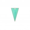 sequin triangle inversé biface x2 vert menthe 22x13mm