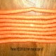 50 perles palet plat pâte polymère orange 5mm