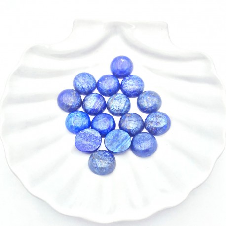 1 cabochon pierre gemme lapis lazuli 18mm