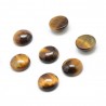 1 support cabochon gemme oeil de  tigre 18mm