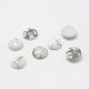1 cabochon pierre naturelle  howlite blanche 18mm