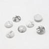 1 cabochon pierre naturelle  howlite blanche 18mm