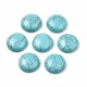 1 cabochon pierre turquoise marbré 20mm