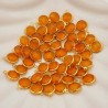 2 pendentifs  cornaline ronds 14x10mm