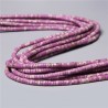 20 perles de pierres naturelles jaspe heishi rondelle 4x2mm