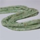 20 perles naturelles Heishi aventurine verte  non teint 4x2mm