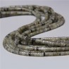 20 perles naturelles Heishi labradorite e non teint 4x2mm