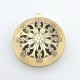 1 Pendentif médaillon bronze ethnique rosace 32mm