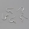 2 Paires crochet attache indienne argent 925 argent clair