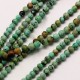 20 perles naturelles turquoise Africaine 3mm