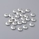 10 perles intercalaire boulier  laiton plaqué argent 6mm