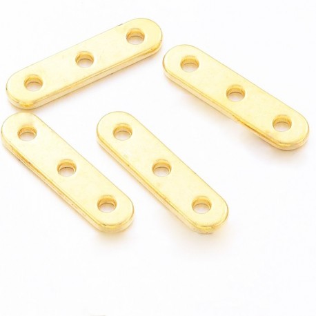 10 perles barre d'espacement pour bracelet multi rang 24x6mm
