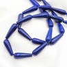 1 goutte pierre naturelle goutte lapis-lazuli 30x10 mm