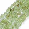 20 cm(82 perles environ ) de pierres naturelles chips péridot 2/3mm