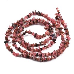 20 cm de pierres naturelles chips rhodochrosite rosé  2/3mm