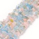 20 cm de pierres naturelles chips morganite  3/5mm