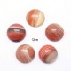 2 cabochons  pierre naturelle amazonite veiné  12mm