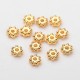 50 perles intercalaires flocon CCB 4x1.7mm