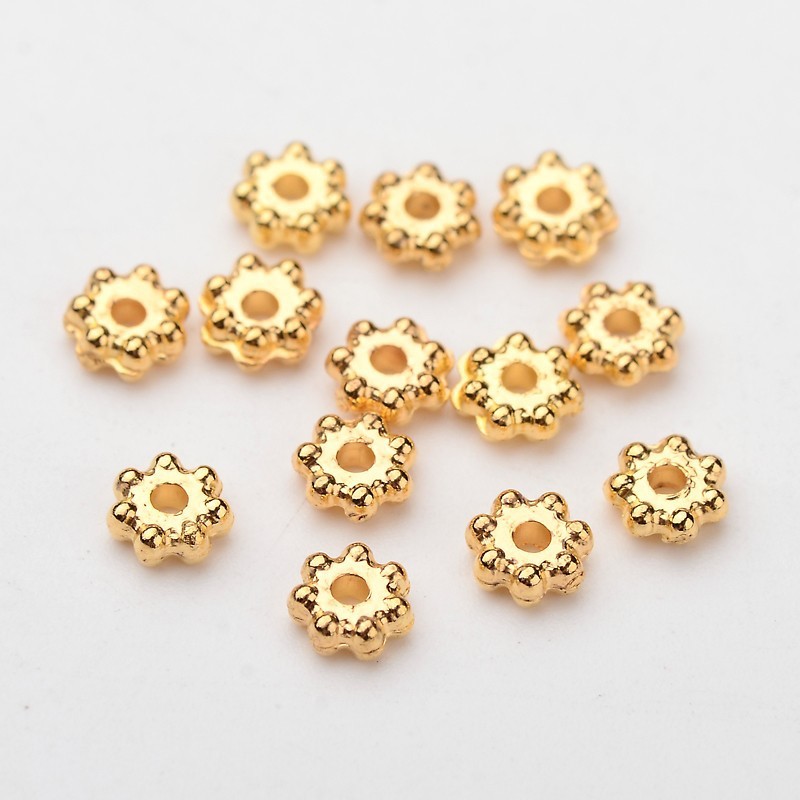 50 Perles Creuses En Forme De Cœur à Double Trou - Pour Bijoux, Pendentifs, Créations DIY