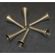 x10 cônes coupelle trompette métal bronze  10x24mm