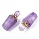 1 flacon de parfum pierre naturelle facette amethyste 36x15mm