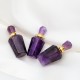 1 flacon de parfum pierre naturelle facette amethyste 36x15mm