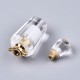 1 flacon de parfum pierre naturelle facette cristal de roche  36x15mm