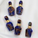 1 flacon de parfum pierre naturelle bronzite et lapis lazuli 36x15mm