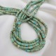 perles de pierres naturelles de turquoise Heishi 4x2mm