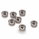 20 perles toupie acier inoxydable 316L 6x4mm