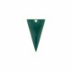 sequin triangle inversé biface x2 vert foret  22x13mm