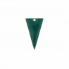sequin triangle inversé biface x2 vert foret  22x13mm