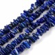 20cm perles naturelle chips lapis lazuli  naturel 5x3mm