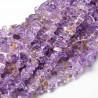 10cm(40perles environ) perles naturelle chips amétrine naturel 5x3mm
