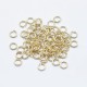 50 anneaux de  jonction laiton  or 4x0.7mm