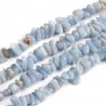20cm (50perles )perles naturelle angélite 6x4mm