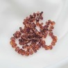 10pcs ,perles pierre ambre de  la Baltique cognac 8x5mm