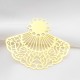 2 Estampes goutte laiton or 24kt 40x30mm