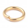 50 anneaux de jonction laiton or 24kt 5x0.7mm