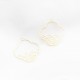 2 Estampes laiton or 24kt panier  20x22mm